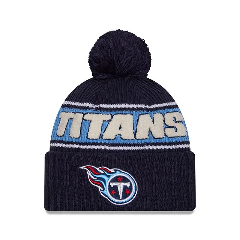 Tennessee Titans NFL Sideline 2024 Dark Blue Sport Knit Beanie Hat