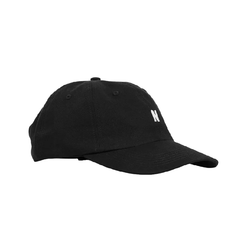 Twill Sports Cap - Black