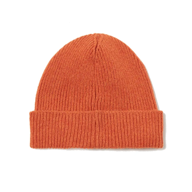 Watch Cap - Orange Eco Wool