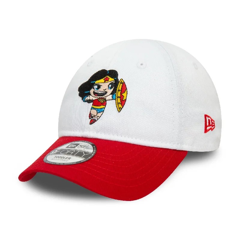 Wonder Woman Toddler Hero White 9FORTY Adjustable Cap