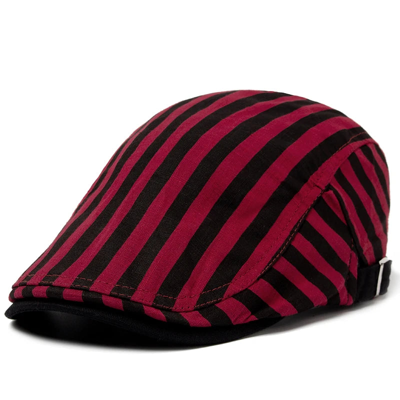 Stripe Wine Red