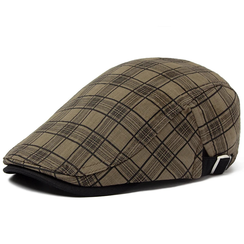 Plaid Dark khaki