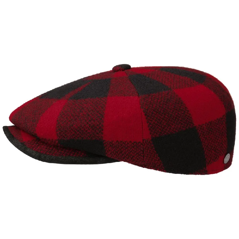 8-panel Cap Woolrich Check by Lierys