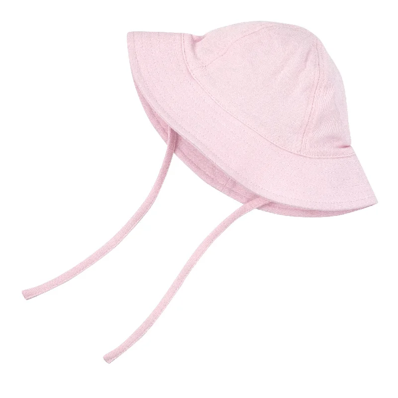 Organic Cotton Sun Hat - Baby Pink