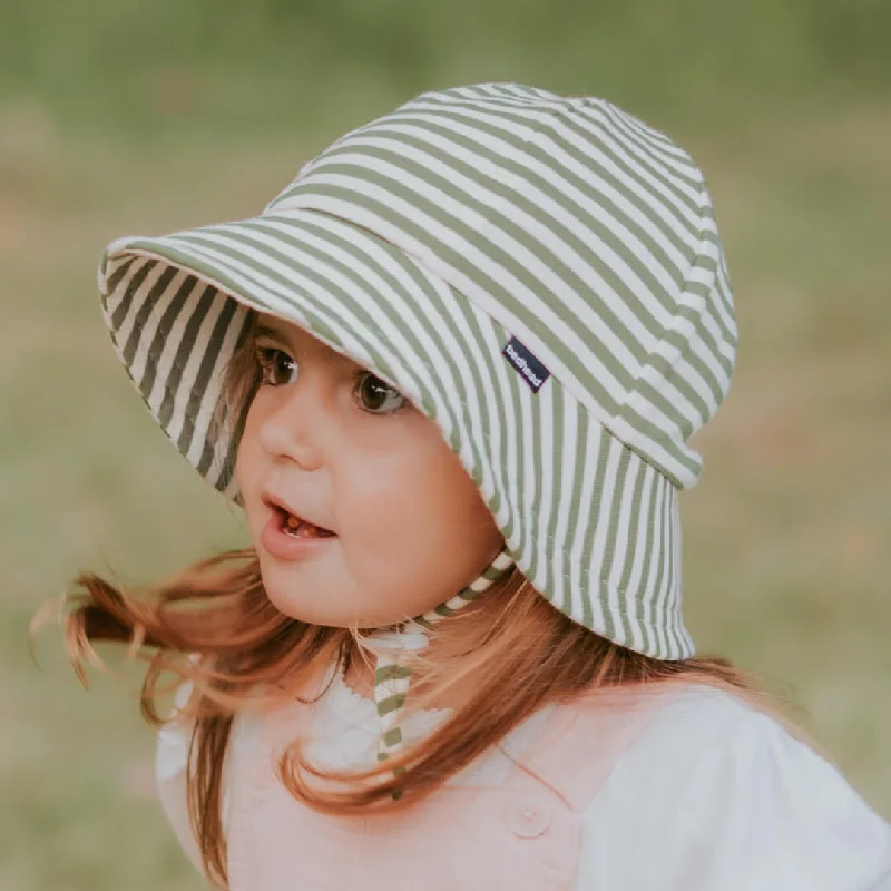 Bedhead Baby & Toddler Bucket Sun Hat - Khaki Stripe