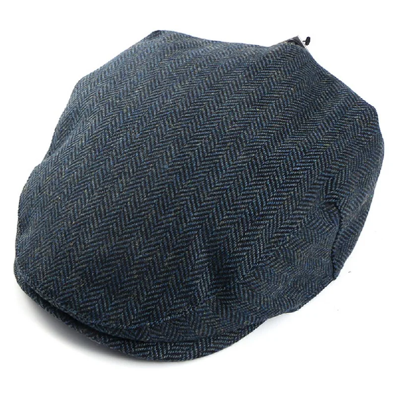 Celtic Ore Blue Herringbone Tweed Cap