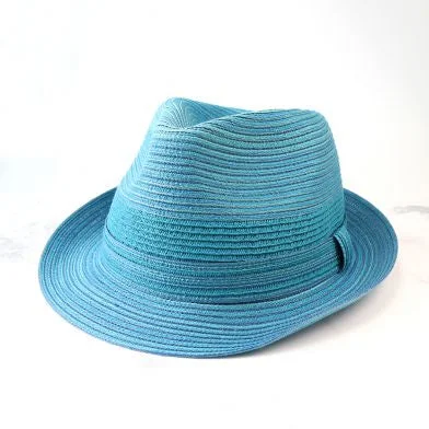 Blue Woven Hat