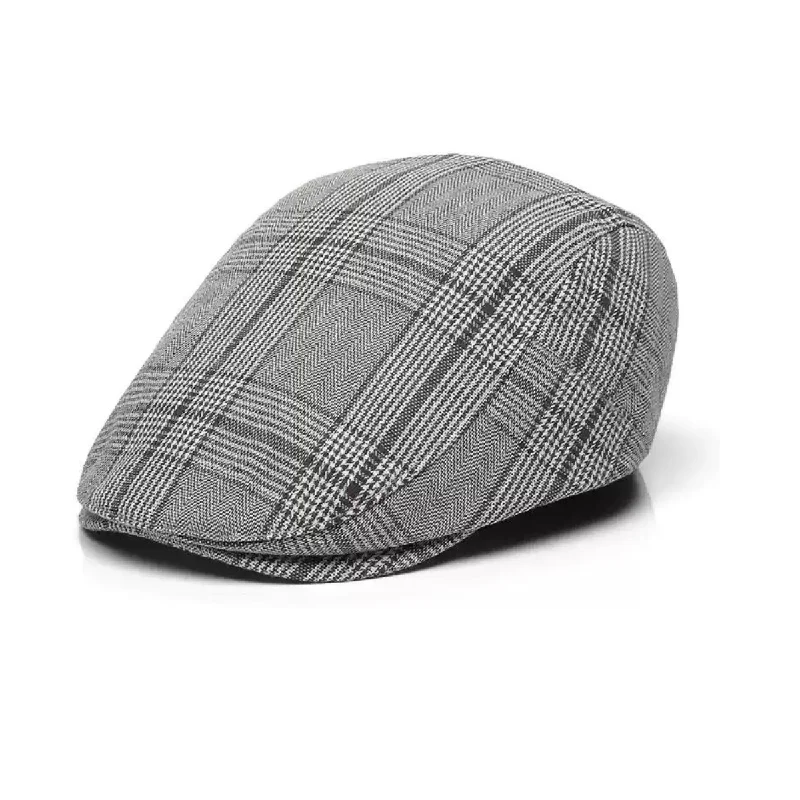 Classic Stripe Flat Cap