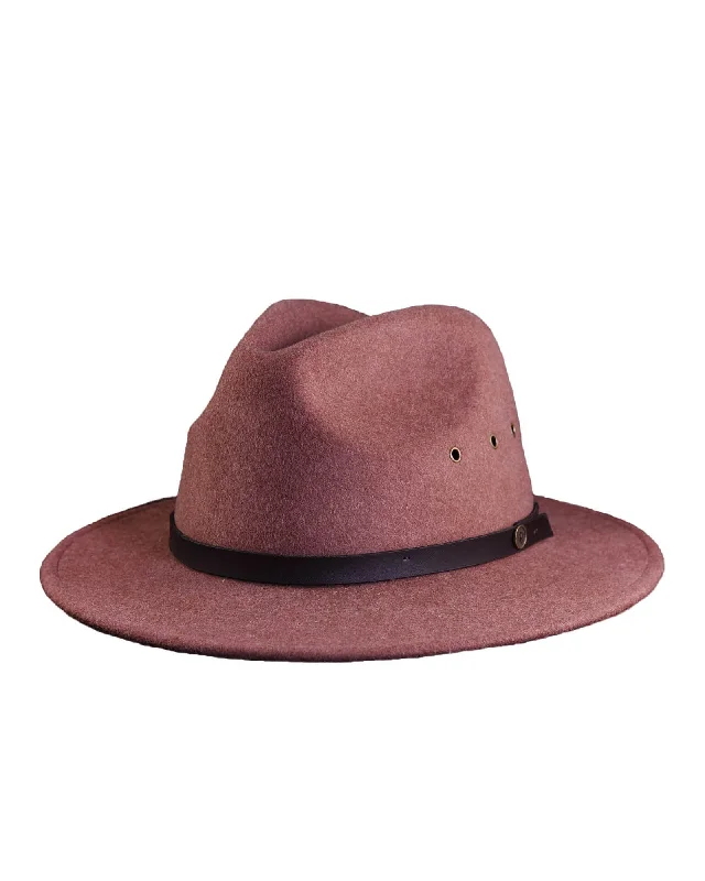 The Crushable Ratatat  Felt Hat - Earth