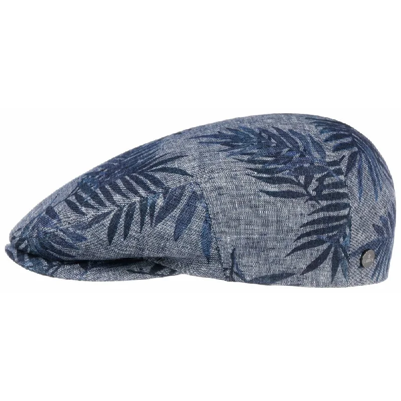 DRIVER CAP LINEN PRINT BY LIERYS bomulds sixpence - XL (62 cm)