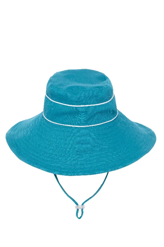 Kid's Sand Castle Sun Hat | Tahitian Teal