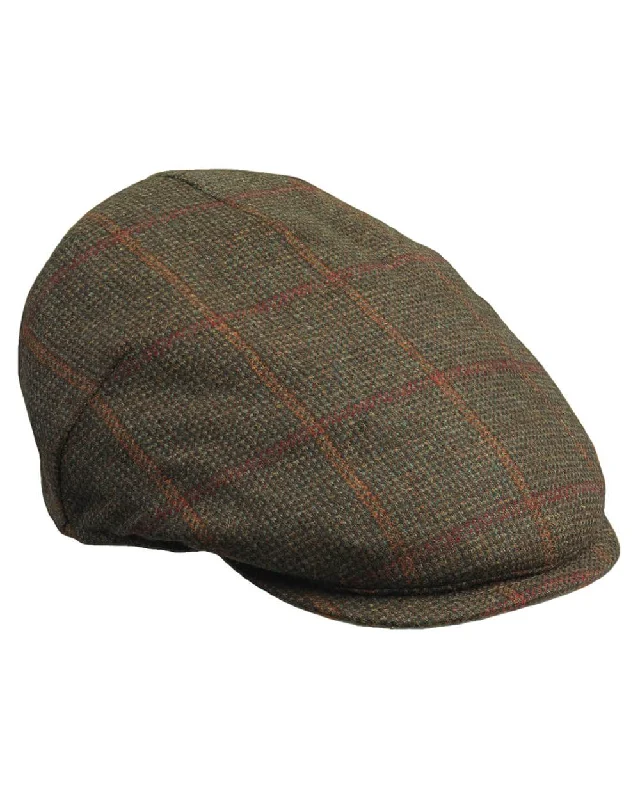 Laksen Hastings Tweed Drivers Flat Cap