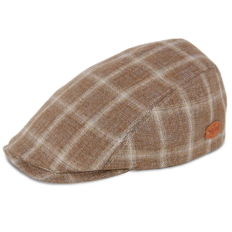 MJM BANG Flat Cap - Brun Ternet Sixpence I Bomuldsmix