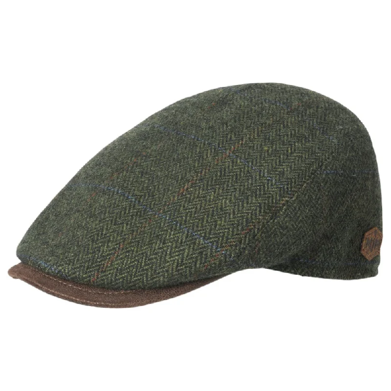 MJM Driver Xtra – 42 Wool Mix - Green Herringbone