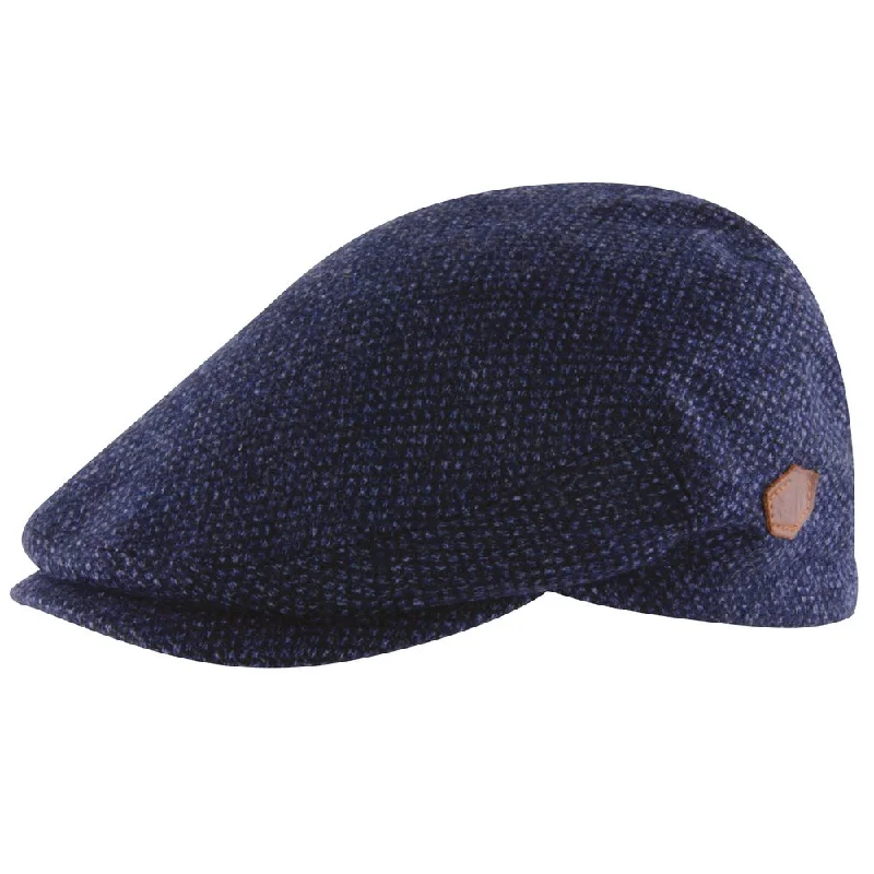 MJM Jordan Virgin Wool Sixpence - Navy Dot