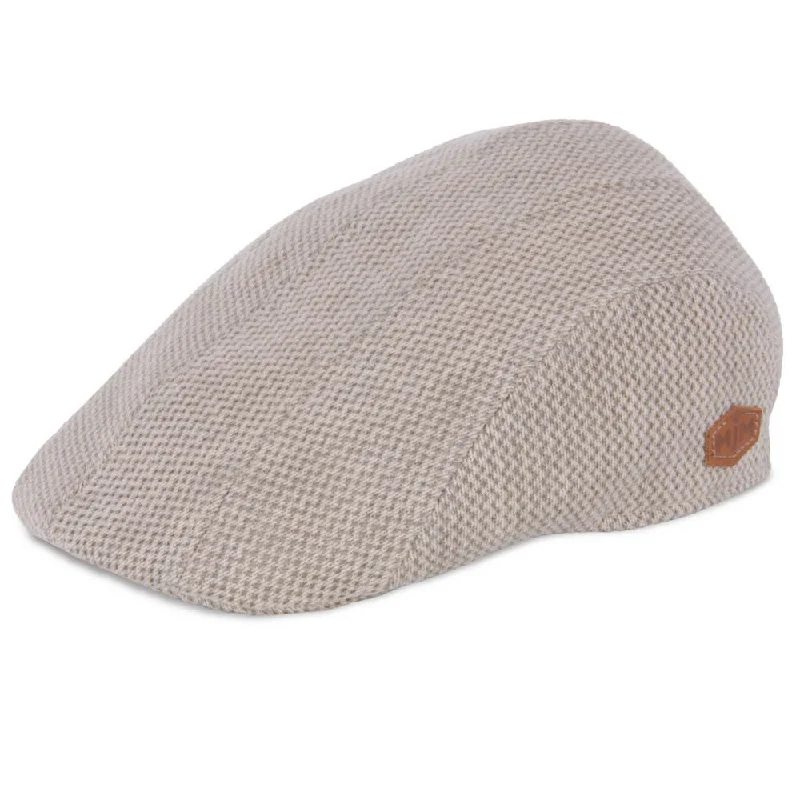 MJM Maddy Beige Cotton Flat Cap - Sommer Sixpence