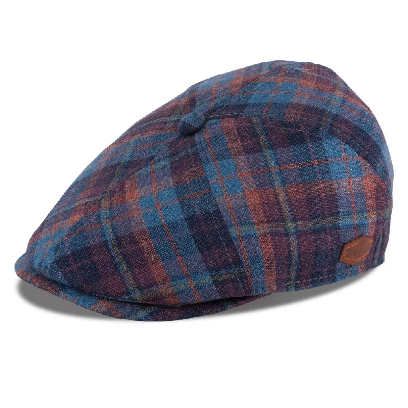 MJM Rebel Sixpence - Silk Wool - Purple Check