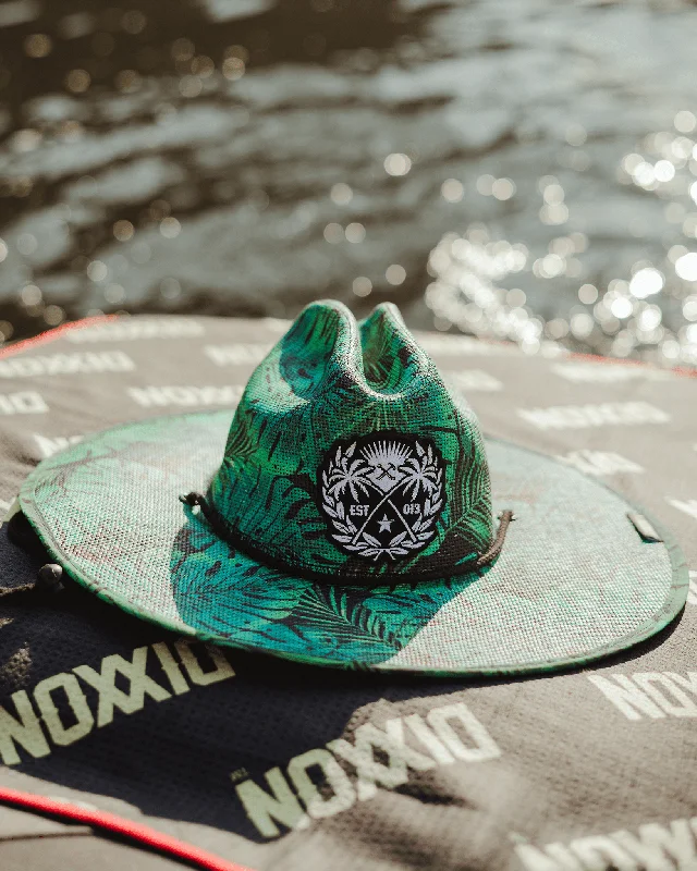 Monstera Mash Straw Sun Hat