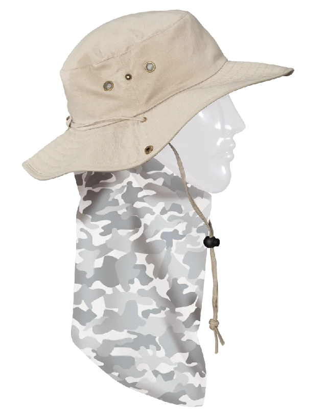 Tan camo gray/white