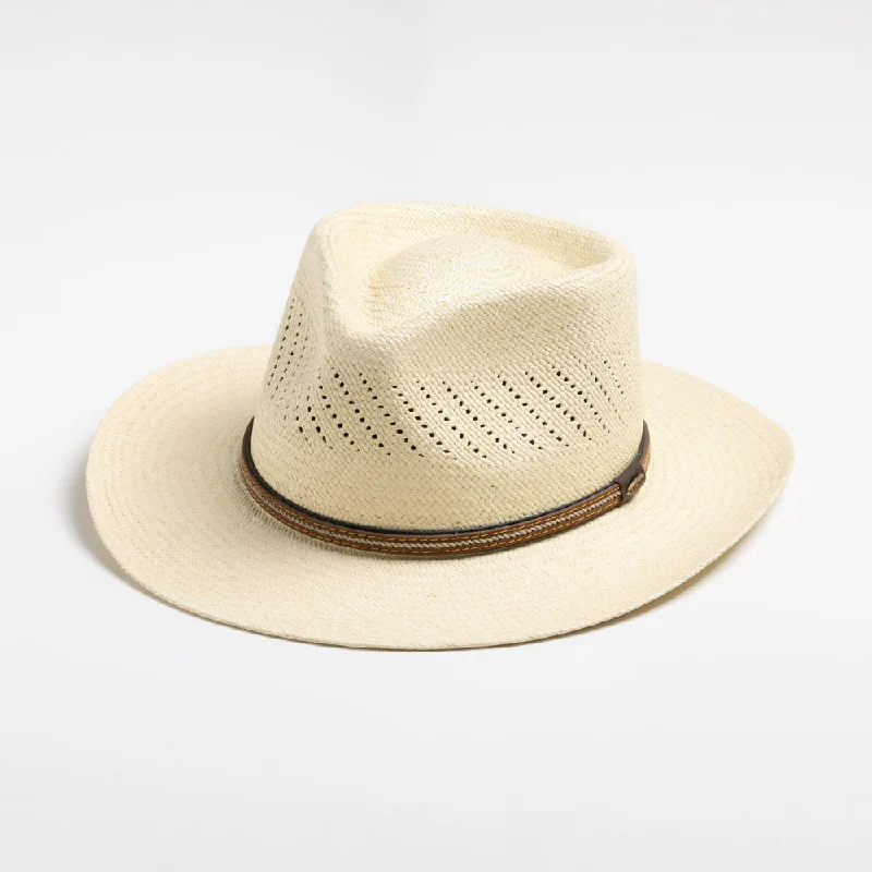 Heritage Classic Fedora Panama Straw Hat Outback- Muirfield