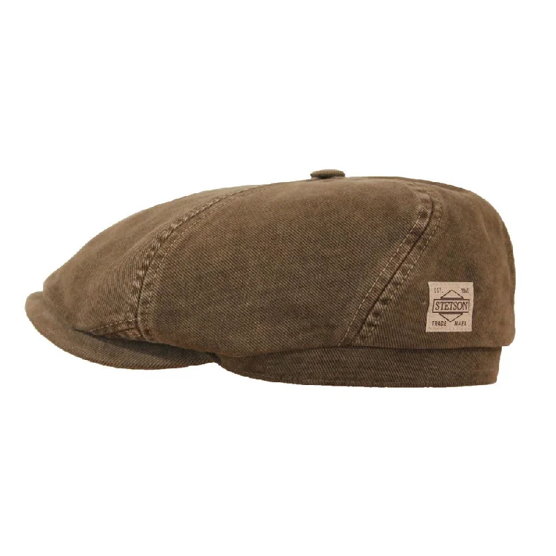 Stetson 6-Panel Cap Soft Cotton - Cognac Sixpence