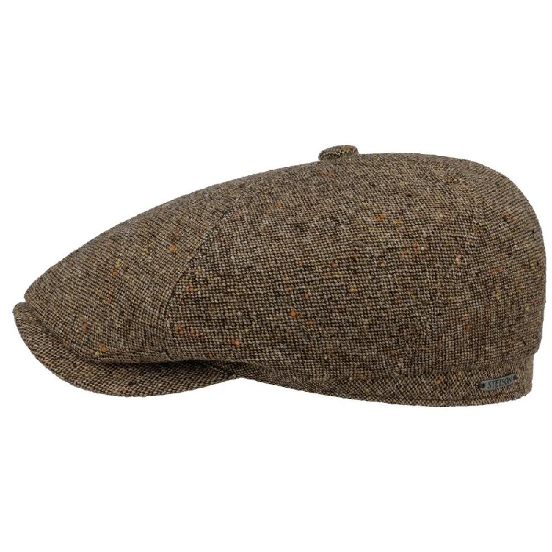 Stetson 6-panel Cap Wool - Brun Meleret