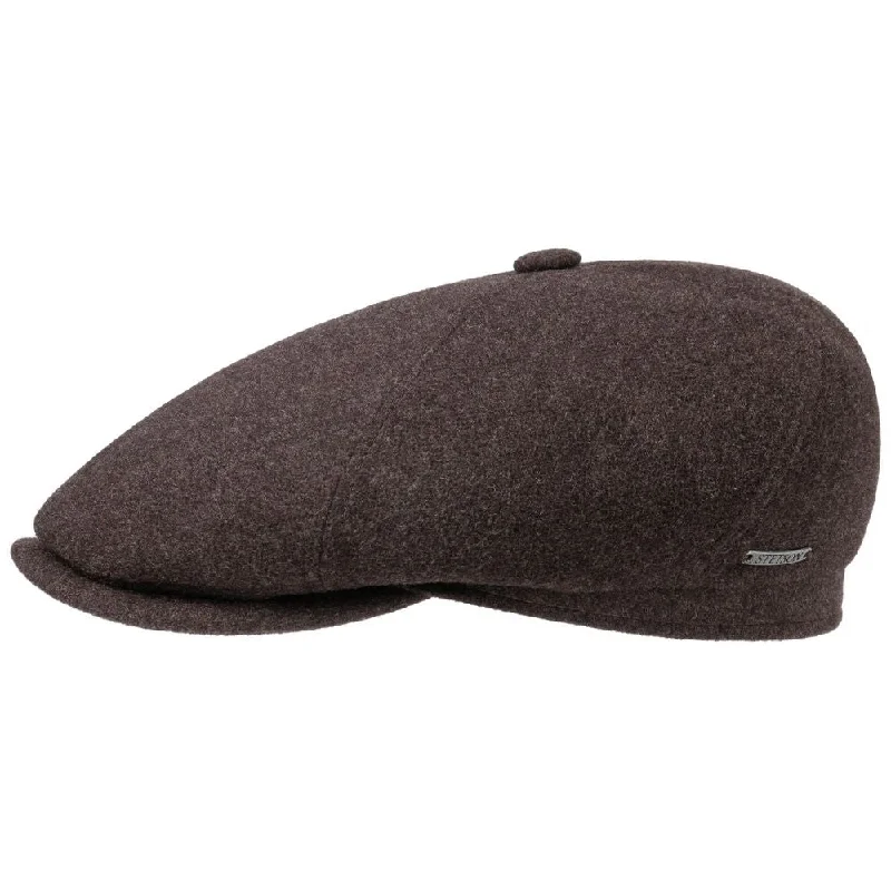 Stetson 6-panel Cap Wool/Cashmere - Mørkebrun