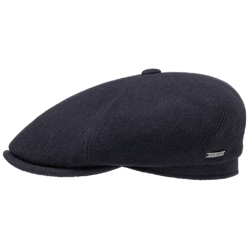 Stetson 6-Panel Cap Wool/Cashmere - Navy Sixpence