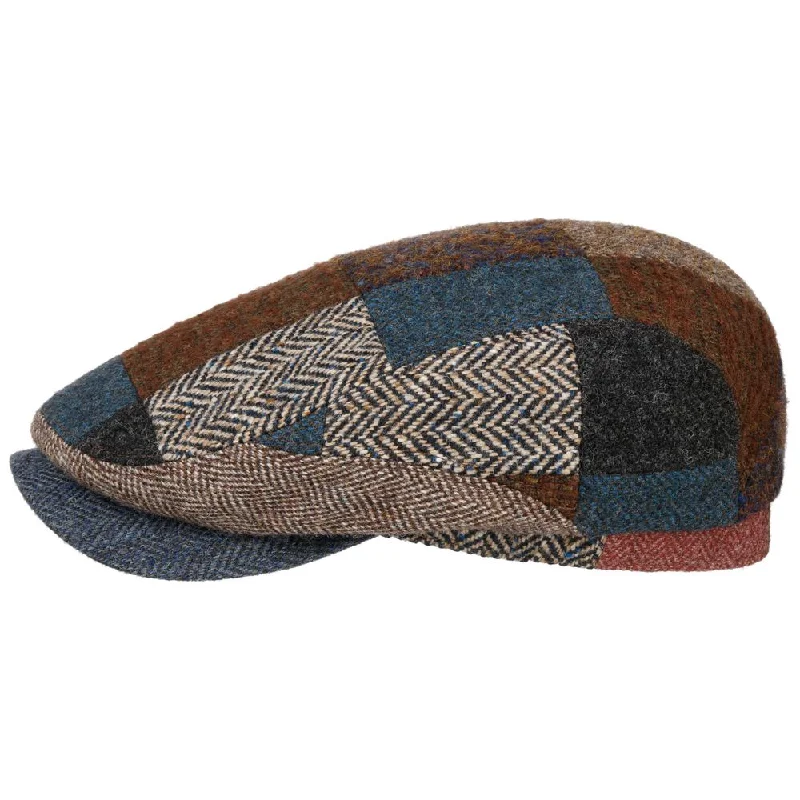 Stetson Driver Cap Patchwork Vinterfarver - S (55 cm)