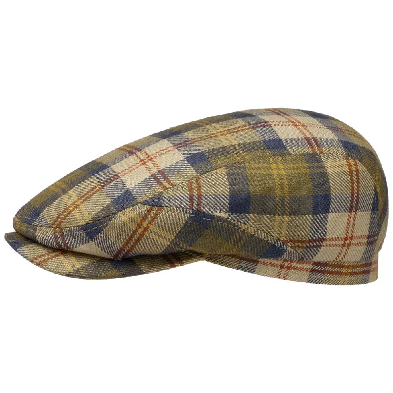 Stetson Driver Cap - Wool Silk Plaid Check