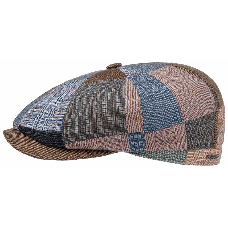 Stetson Hatteras Patchwork Linned Flat Cap