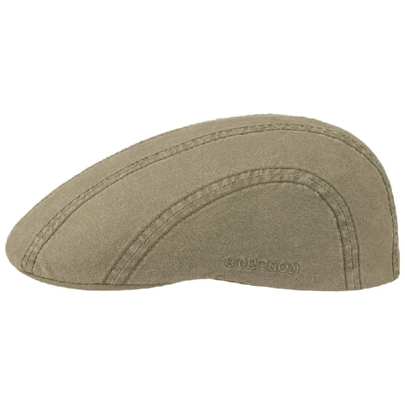 Stetson Ivy Cap Delave Organic Cotton - Khaki Letvægt