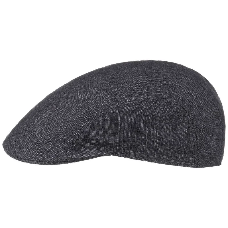 Stetson Ivy Cap Linen Dark Grey