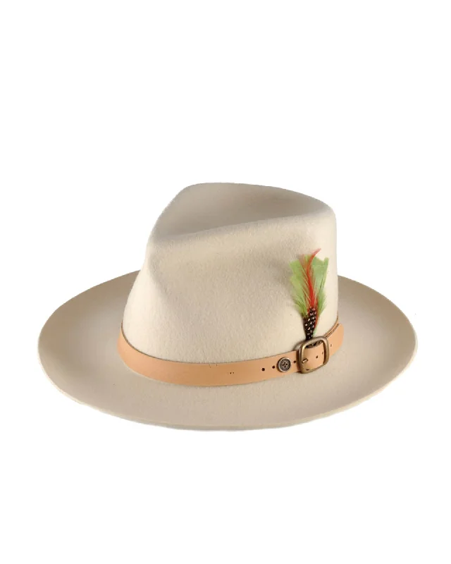 The Bromley Felt Hat - Cream