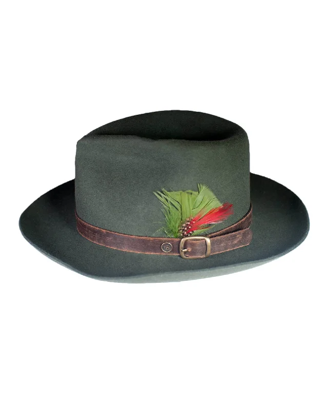 The Bromley Felt Hat - Forest Green