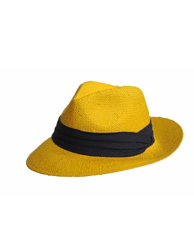 The Cobba Straw Hat - Yellow