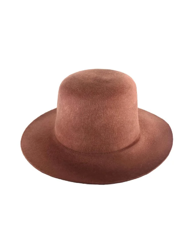 The Janis Felt Hat - Brown