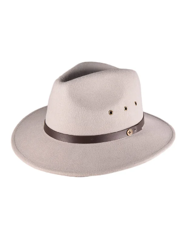 The RataTat Felt Hat- Grey