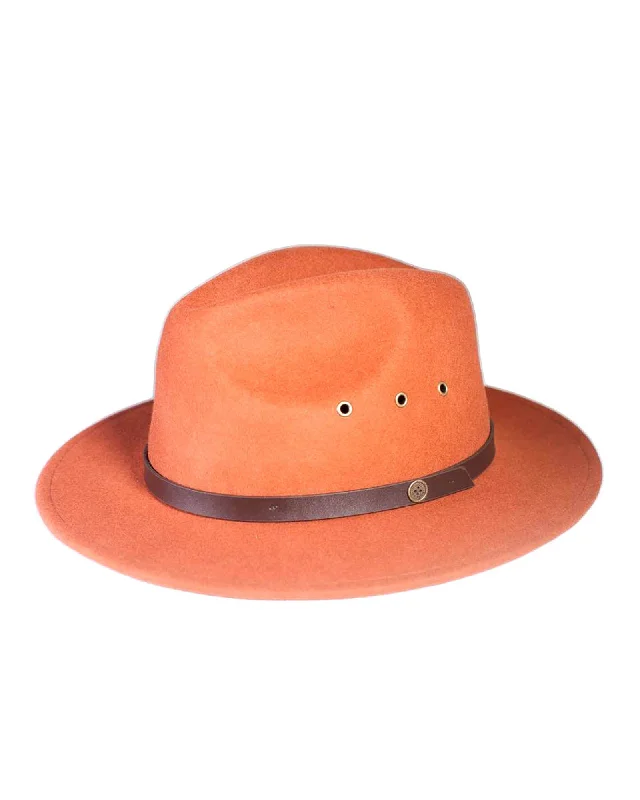 The Ratatat Felt Hat - Rust