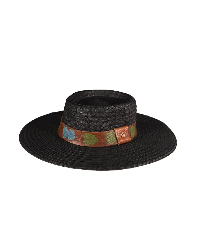 The Wanderer Straw Hat - Black