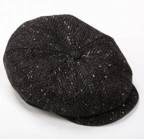 Tweed Cap 8 Piece Black