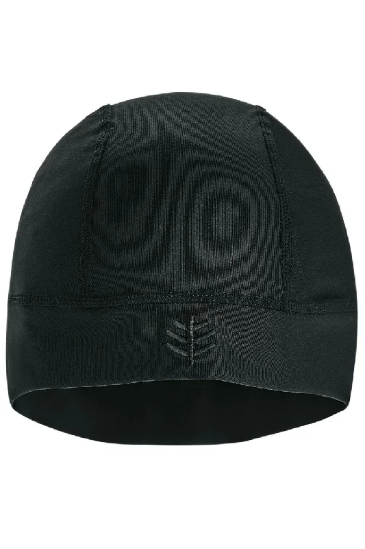 Unisex Aqua Sun Skully Cap | Black