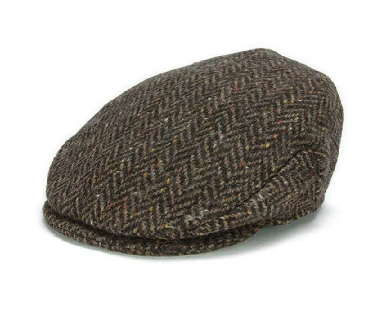 Vintage Cap - Brown Herringbone