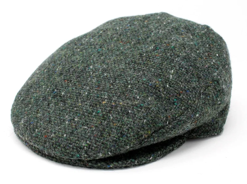 Vintage Flat Cap - Green Fleck - by Hanna Hats of Donegal