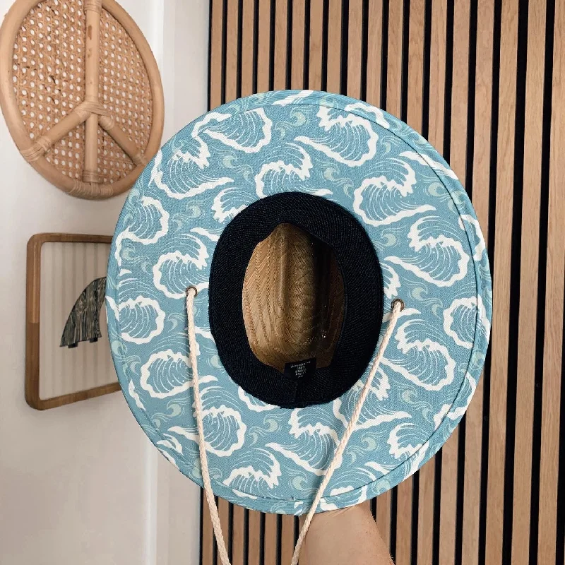 Waves Straw Hat