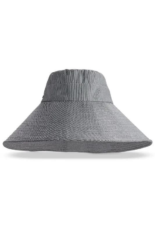 Brittany Beach Hat | Black/White