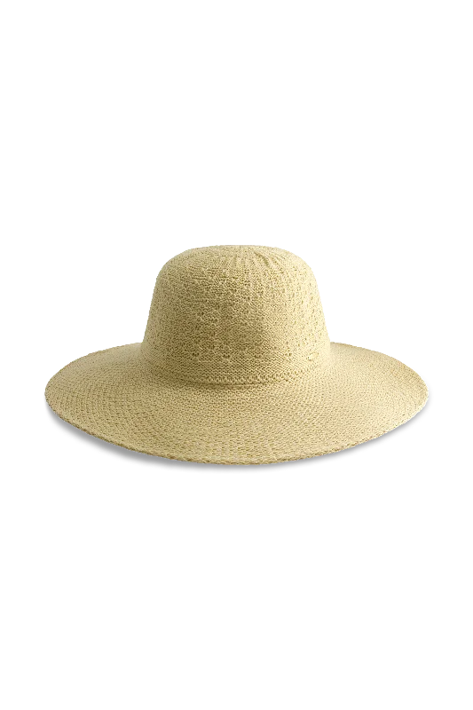 Perla Packable Wide Brim Hat | Natural