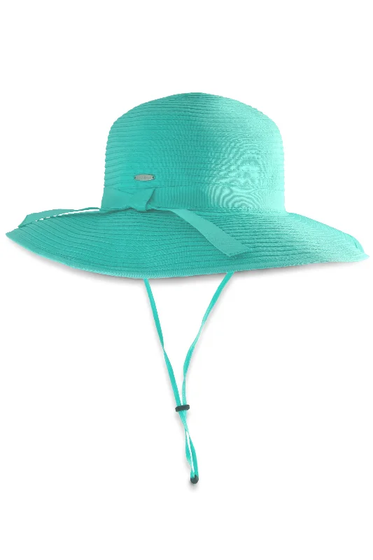 Shelly Shapeable Travel Sun Hat | Bay Aqua