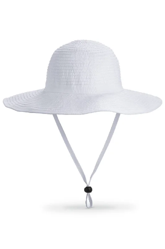 Shelly Shapeable Travel Sun Hat | White