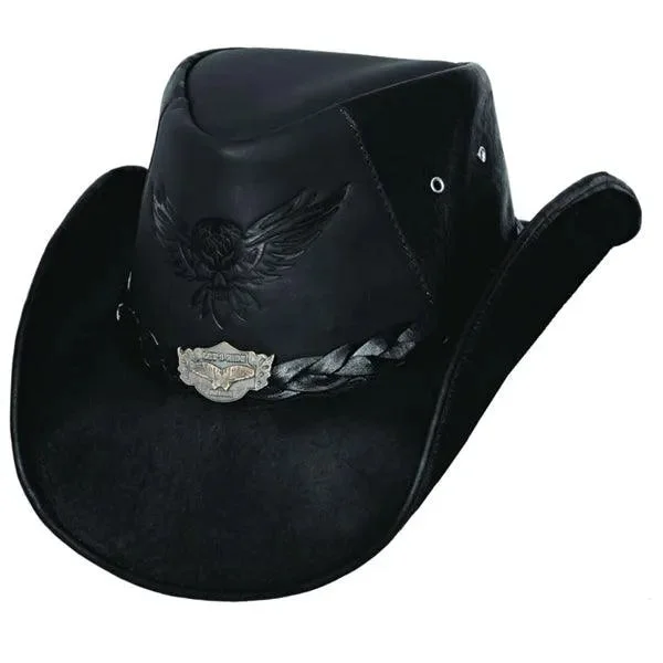 Bullhide King of the Road - Leather Cowboy Hat